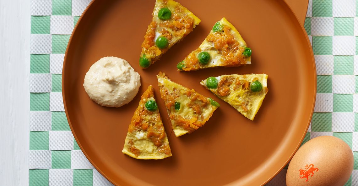 Rhiannon Lambert’s sweet potato and pea frittata Egg Recipes